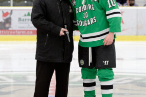 Trevor Hoskin is awarded OJHL Warrior East Player of the Month for October!